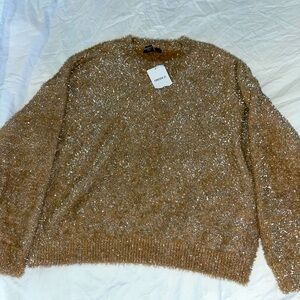 Metallic Knit Sweater